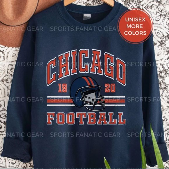 Chicago Bears Sweatshirt Retro Chicago Bears Football Unisex Shirt - Picture 1 of 1